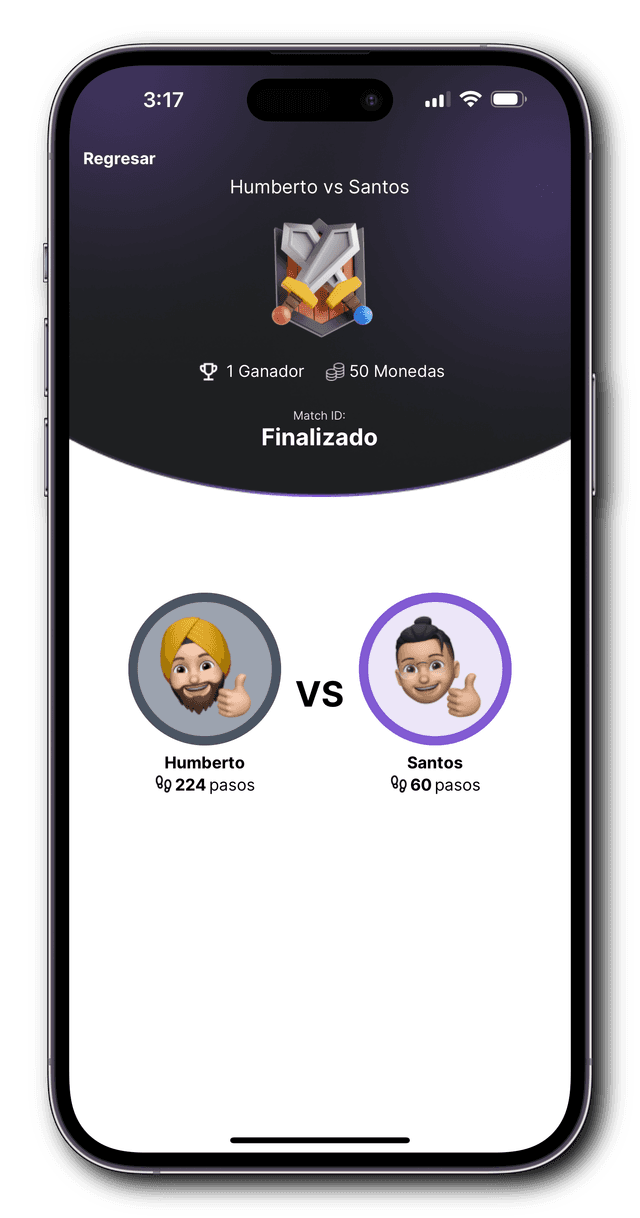 Captura de pantalla de la app